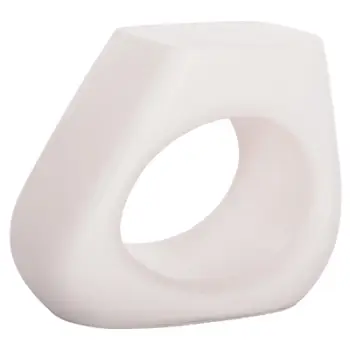 Tabure dhome ndenjeje LANS HM4691.02, Fiber Cement, 55x30x46 cm, i bardhë