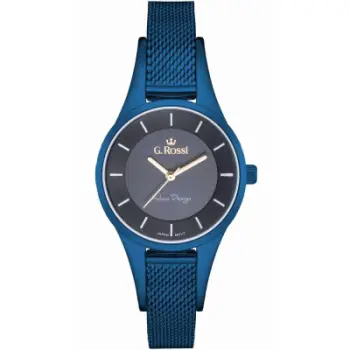 Ora për femra G.Rossi 8154B 6F3, kuarc, rezistente ndaj ujit 3 BAR, blu rose gold