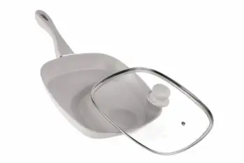 Tigan grill me kapak Heinner Mozaik, 28 cm, alumin, bezhë