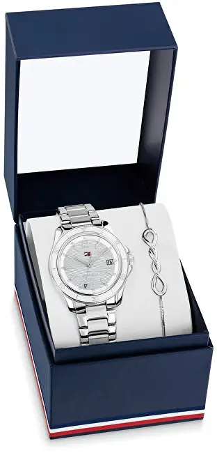 Set për femra byzylyk + orë dore Tommy Hilfiger 2770194
