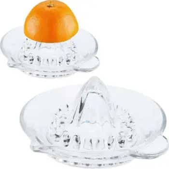 Shtrydhëse qelqi për agrume Excellent Houseware Glass Juicer, transparente