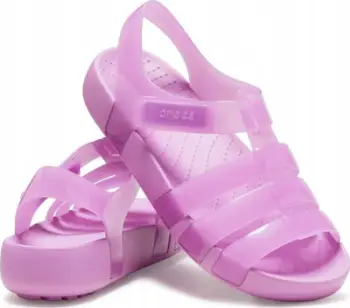 Sandale fëmijësh Crocs Isabella Kids Jelly, nr 13, rozë Bubble