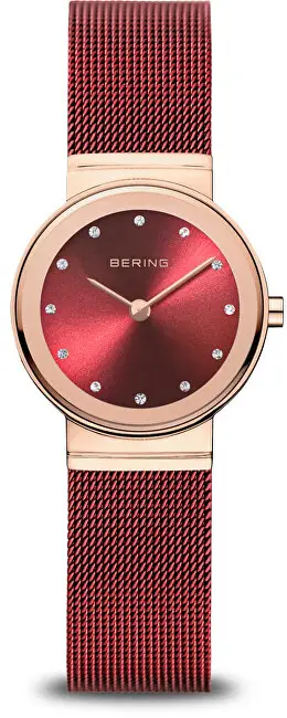 Orë dore për femra Bering Classic 10126-363, e kuqe
