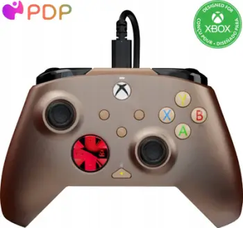 Kontrollues gaming PDP Xbox Advanced Rematch Nubia, me kabllo, për Xbox, bronz i zi