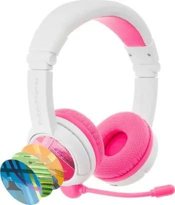 Kufje Onanoff BuddyPhones Wireless School Plus, për fëmijë, me mikrofon, rozë