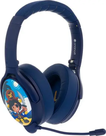 Kufje Onanoff Buddyphones Cosmos Plus, over ear, ANC, blu e errët
