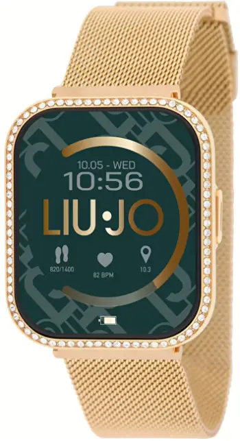 Orë smart për femra Liu Jo Voice Slim Luxury SWLJ10, e artë rozë