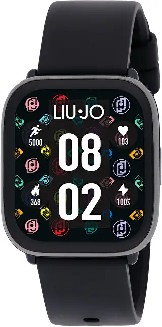 Orë smart për femra Liu Jo Rainbow SWLJ152, e zezë