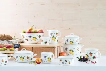 Tenxhere e ulët Riess Fruit Garden, 2L, 20cm, shumëngjyrëshe