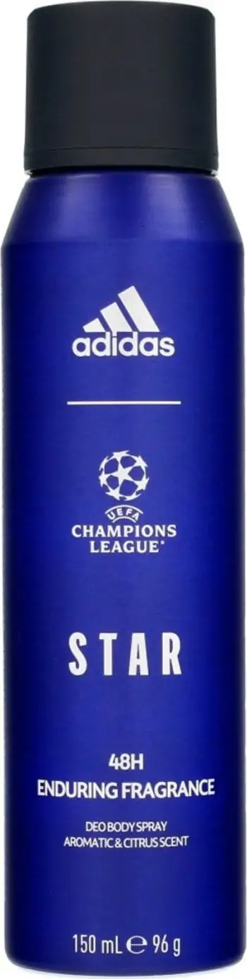Deodorant spray Adidas UEFA Champions League Star, 48 orë, për meshkuj, 150 ml