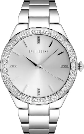 Orë dore për femra Paul Lorens PL9656B3-3C1, mekanizëm kuarc, çelik inox, e zezë