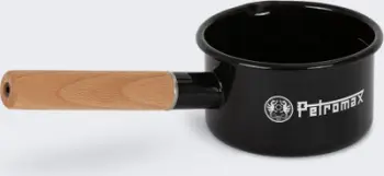 Tigan Petromax Enamel, 0.5L, për kamping, i zi