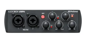 Interfejs audio PreSonus AudioBox USB 96 25th Anniversary, 2 kanale, USB, blu