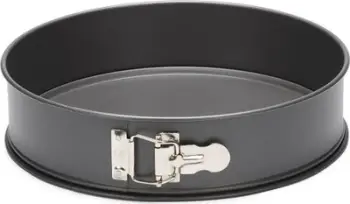 Tepsi rrethore Patisse Nonstick 2922, fund i lëvizshëm, veshje jo ngjitëse, gri