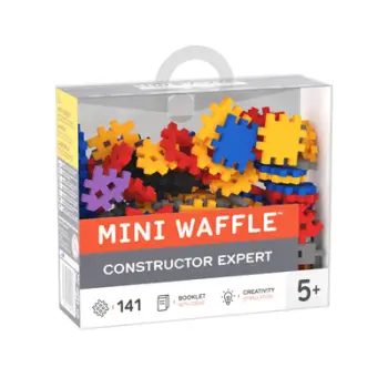 Set ndërtimi Marioinex Mini Waffle Constructor, 141 copë, shumëngjyrësh