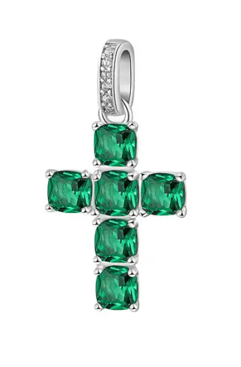 Stoli për qafore për femra Brosway Fancy Life Green FLG115, e argjendtë/gjelbër