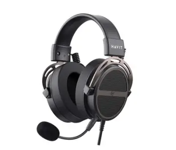 Kufje gaming Havit H2030E, me kabllo, me mikrofon, të zeza
