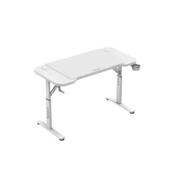 Tavolinë gaming Huzaro Hero 2.6, 120cm, lartësi e rregullueshme, e bardhë