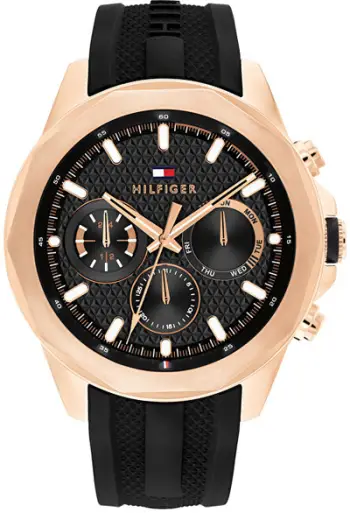 Orë për meshkuj Tommy Hilfiger Lars 1710650, e zezë