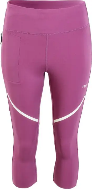 Legginsa sportive Fitanu Korino 3/4 W, për femra, me bel të lartë, lejla