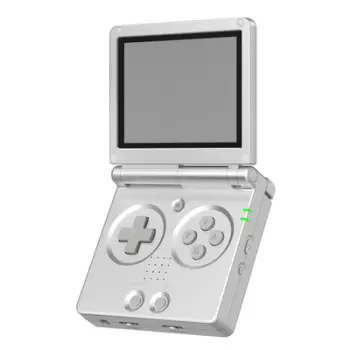 Konzolë portative lojërash Anbernic RG35XX SP, retro gaming, me ekran, argjendi