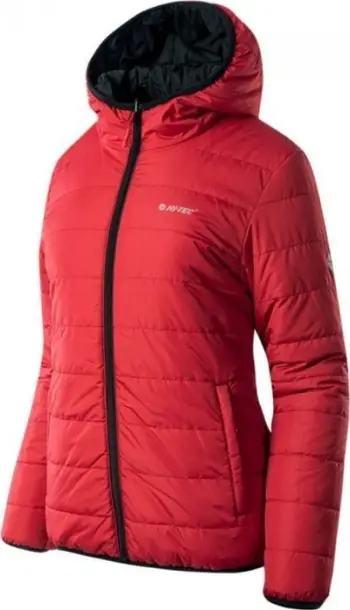 Xhaketë për femra Hi-tec Lady Halen W 92800326571, e dyanshme, e izoluar, e zezë e kuqe