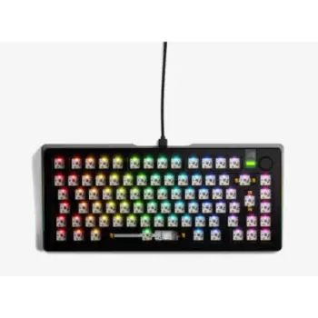 Tastierë mekanike gaming Glorious GMMK 3 Pro 75%, barebone, me kabllo, e zezë