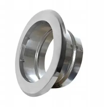Rozetë oxhaku Dospel RKO125, 125mm, metal i galvanizuar, argjendtë