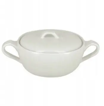 Terrinë supë RAK Porcelain Anna ANSD23, 2.3L, me kapak, filxhan fildishi
