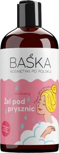 Xhel dushi Baśka Raspberry, 500 ml, aromë mjedre