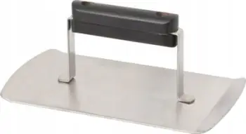 Shtypëse grilli Mustang Grill Press, inoks, dorezë plastike, argjend