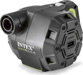 Pompë elektrike ajri Intex Quick Fill 12-R, 12V, me 3 gryka, gri
