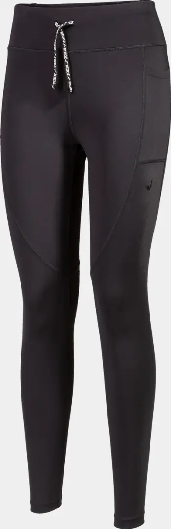 Leggins sportivë për femra Joma Urban Street, të gjatë, me xhepa, të zinj