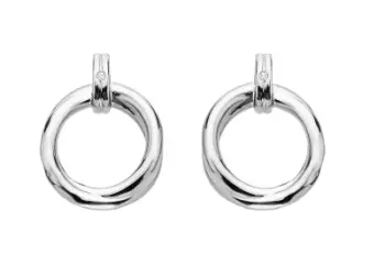 Vathë për femr Hot Diamonds Aura DE824, të argjendtë