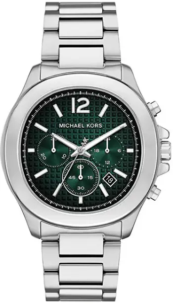 Orë për meshkuj Michael Kors Oversized Sage MK9191, e argjendtë