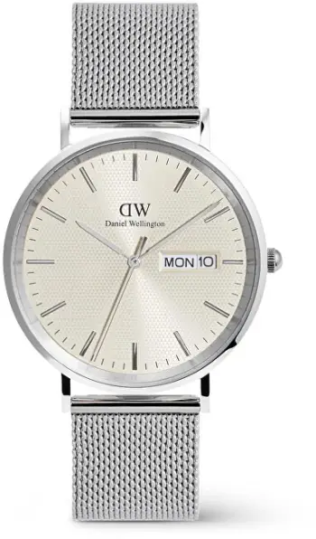 Orë për meshkuj Daniel Wellington Classic Day Display Sterling Champagne DW00100828, e argjendtë