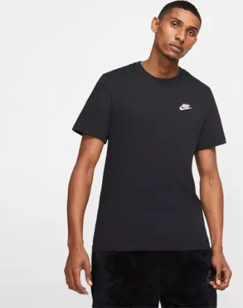 Bluzë Nike Sportswear Club për meshkuj, pambuk, madhësia 2XL, e zezë