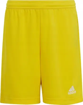 Pantallona sportive fëmijësh adidas Entrada 22 Jr IC7411, poliester i ricikluar, ngjyrë e verdhë