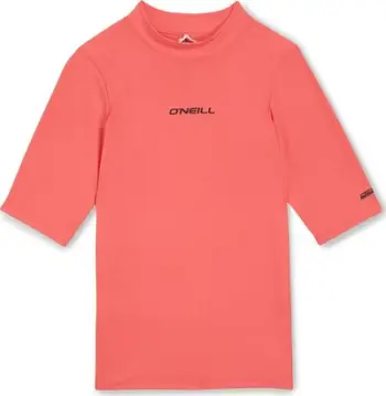 Bluzë UV për fëmijë O'Neill Essentials Skins S/S, UPF 50+, tharje e shpejtë, rozë