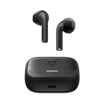 Kufje gjysmë in ear Anker Soundcore K20i, me tela, të zeza