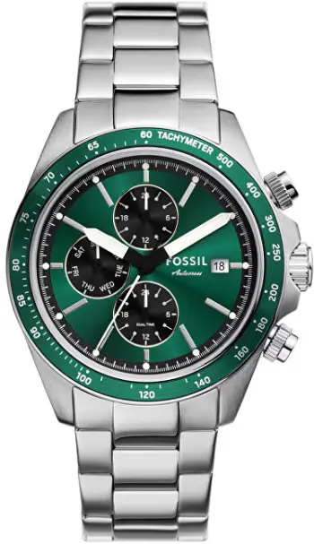 Orë për meshkuj Fossil Autocross FS6127, e argjendtë