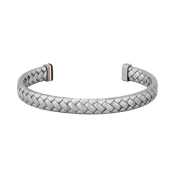 Byzylyk për meshkuj Hugo Boss Elegant Solid Bracelet 1580671, i argjendtë