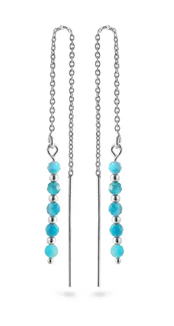 Vathë për femra AGAIN Jewelry AJKNS001, të argjendtë/ të kaltër
