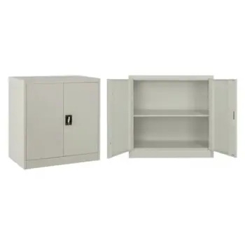 Dolap metalik WARDROBE METAL HM5960.01, 90x40x90cm, me kyç, gri e hapur
