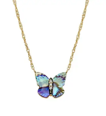 Varëse për femra Fossil Charming Gold-Plated Necklace Sutton JF04812710, e artë/ shumëngjyrëshe