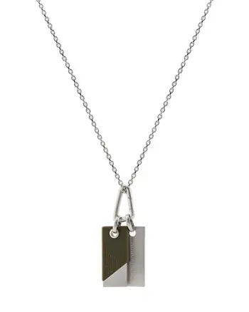 Qafore për meshkuj Emporio Armani EGS3179040, e argjendtë