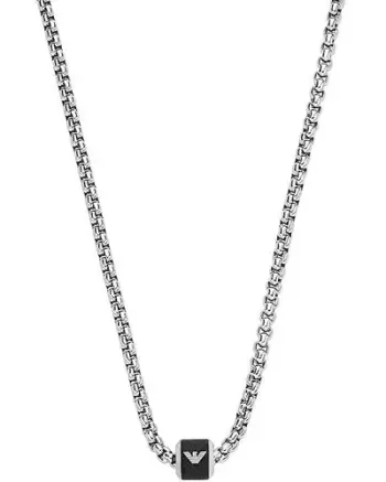 Qafore për meshkuj Emporio Armani EGS2910040, 52cm, e argjendtë