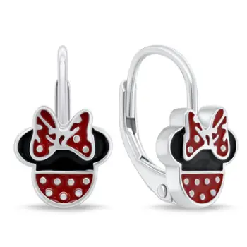 Vathë për femra Brilio Silver Minnie Mouse, të argjendtë/kuqe/zi
