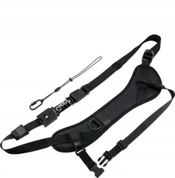 Rrip shpatullash kamera JJC NS-PRO1M, cross body, i rregullueshëm, i zi