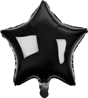 Balonë folje Godan Star, 48 cm, e zezë
